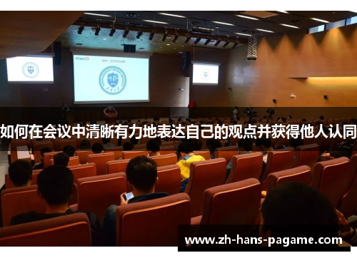 如何在会议中清晰有力地表达自己的观点并获得他人认同 如何在会议中清晰有力地表达自己的观点并获得他人认同